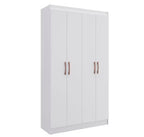 Guarda-roupa Solteiro 4 Portas Sion 8 Prateleiras