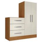 Cômoda 2 Portas 3 Gavetas Dunas Off/White